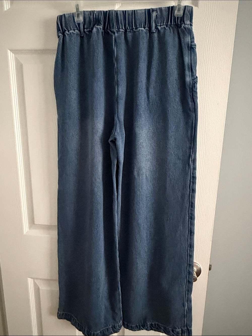 Young Fabulous & Broke YFB Wide-Leg High-Rise Paperbag Jeans LARGE - Picture 7 of 12